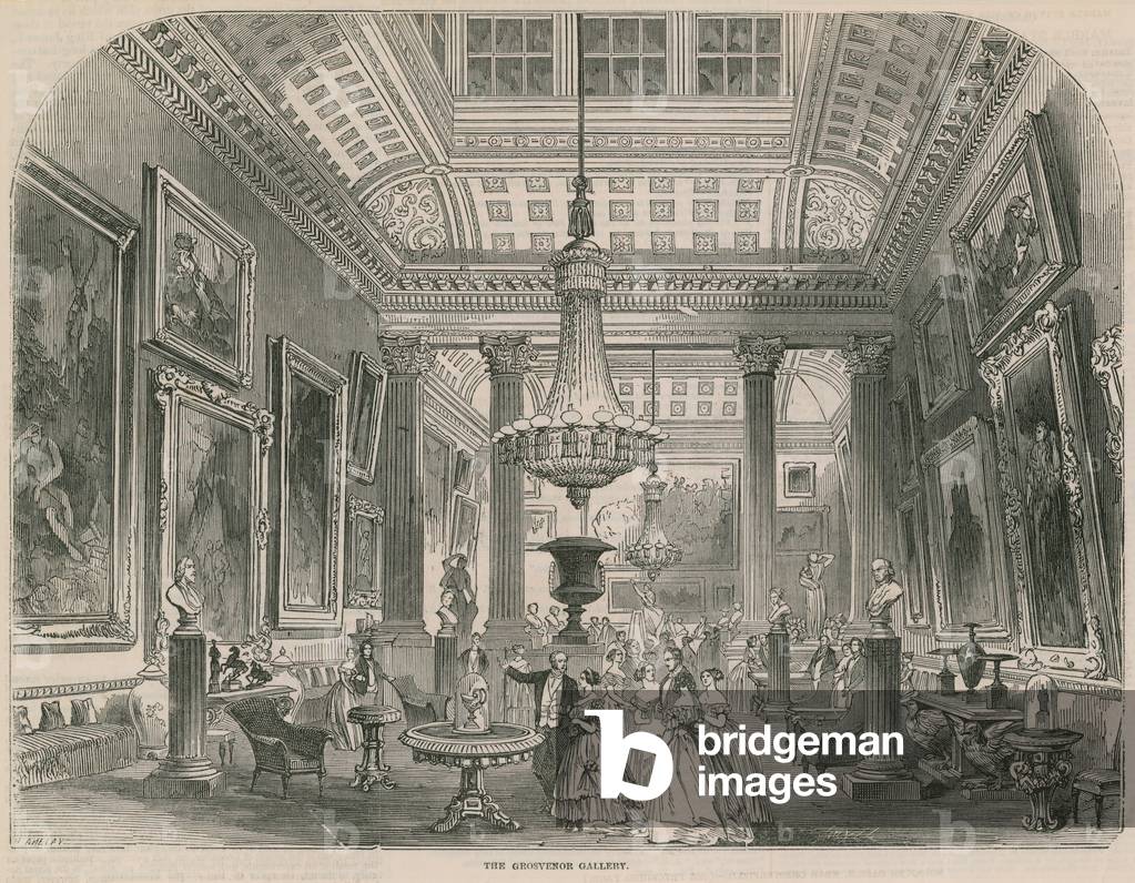 Die Grosvenor Galerie (Gravur)