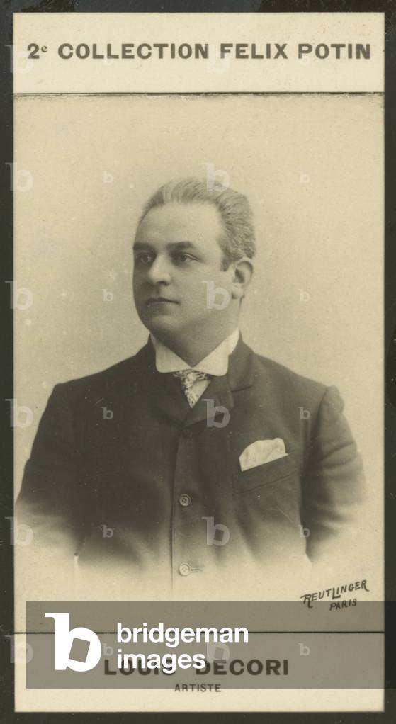 Louis Decori, Artiste, 1865 (s/w Foto)