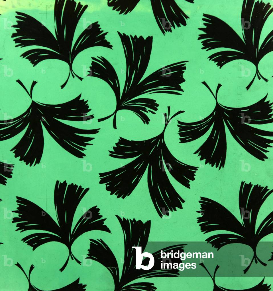 Textile Design, 1958 (tempera su carta)