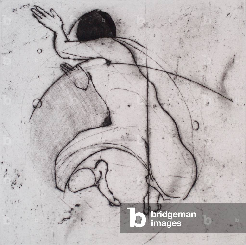 Senza titolo (salto), 2004 (punto a secco)