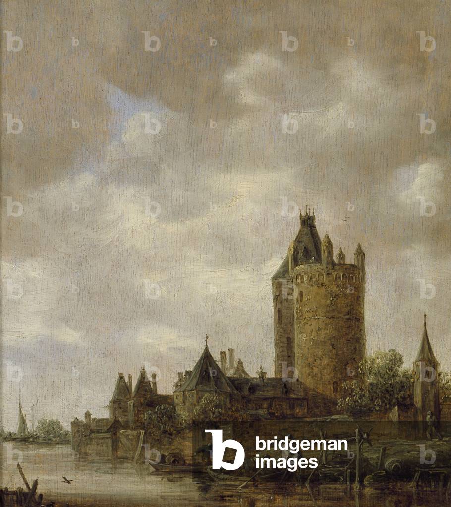 A Castle by a River by Jan Josephsz van Goyen