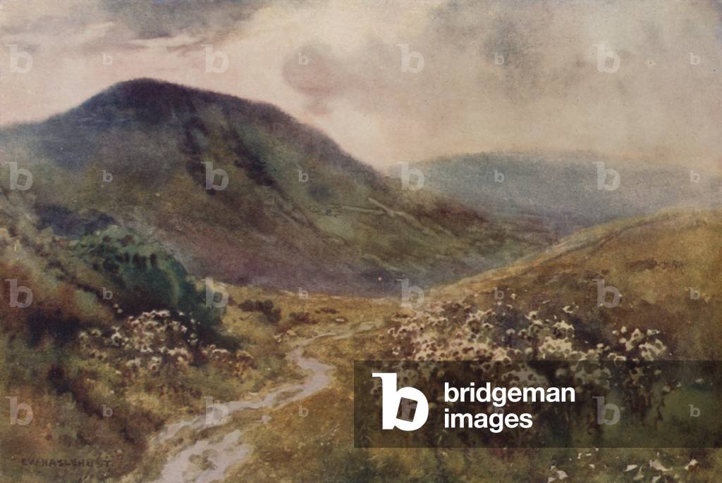Mam Tor (Farbe Litho)