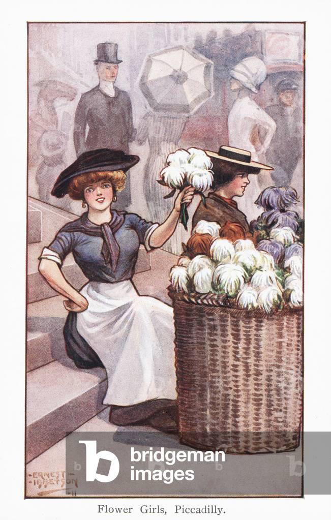 Fiore ragazze, Piccadilly (chromolitho)