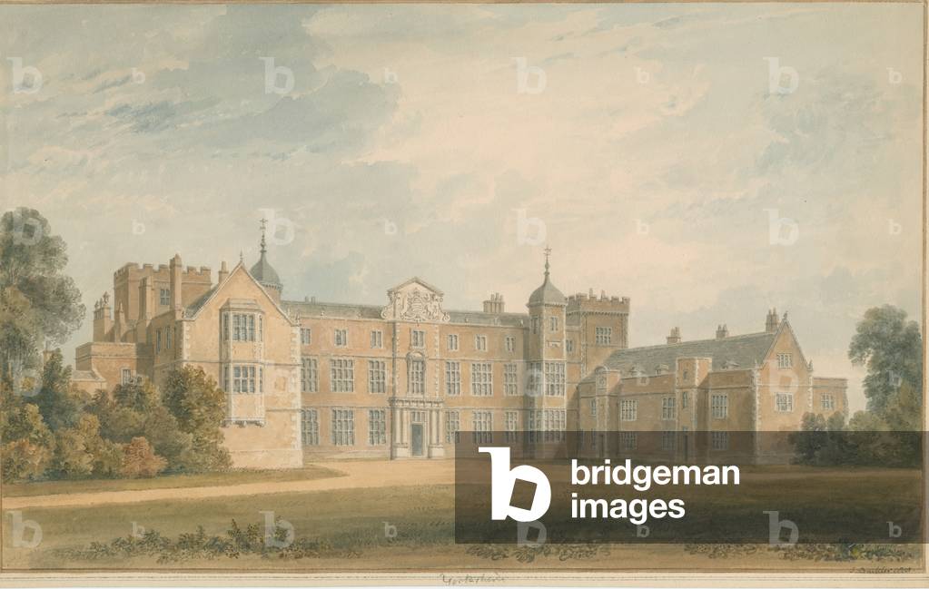 Yorkshire - Burton Stall, 1818 (w/c auf Papier)