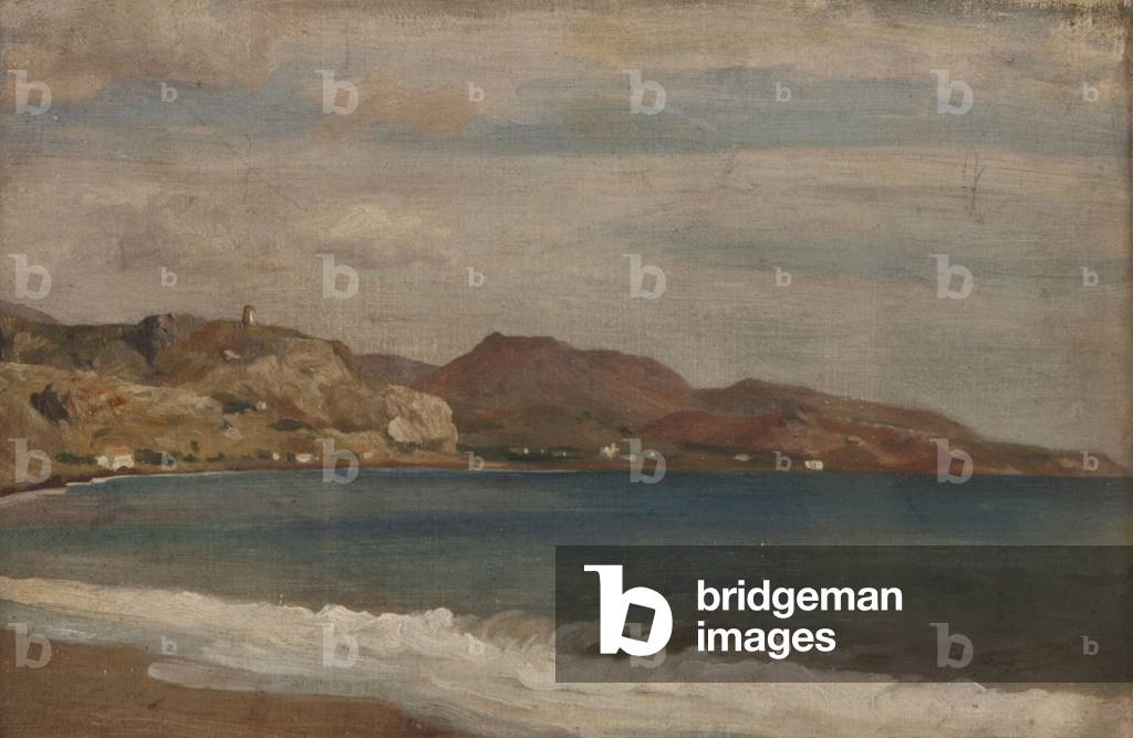 veduta di una baia, Spagna