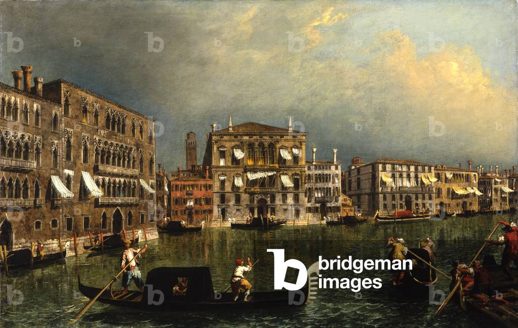 Immagine di Dipinto "Il Canal Grande al [Rio di] Ca Foscari" 1740 di Michele Marieschi