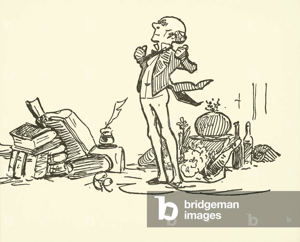 J S Mill (litho)