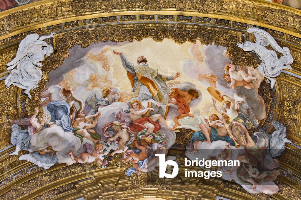 Bild von Fresko "Glory di St. Ignatius" von Il Baciccio