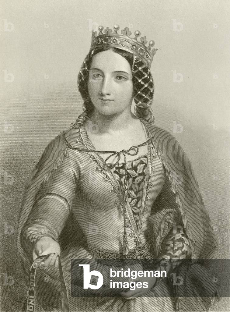 Anna di Warwick, regina di re Riccardo III (incisione)