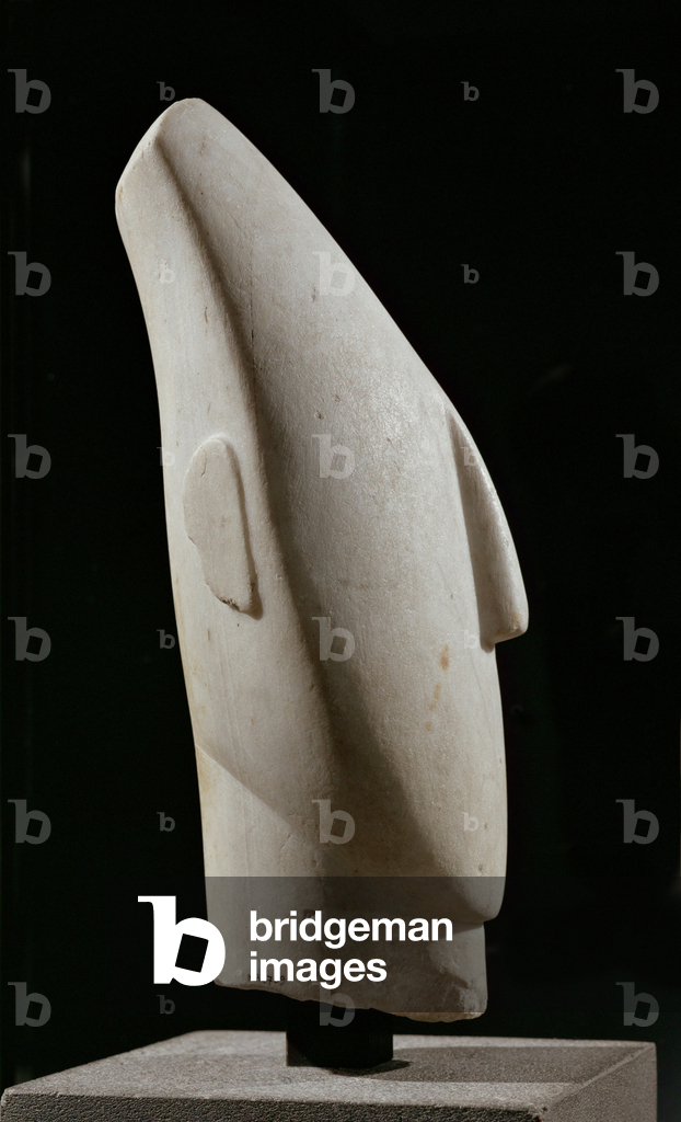 Image of Sculpture depicting Female head by Erich Lessing