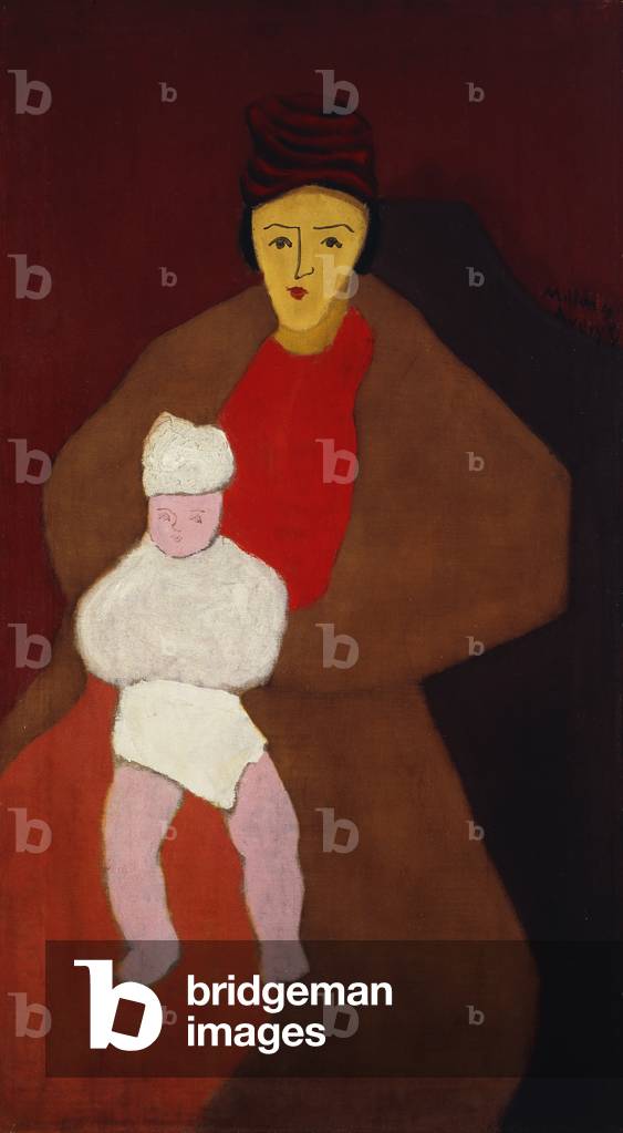 Immagine di Dipinto "Donna con Rebozo", 1947 di Milton Clark Avery