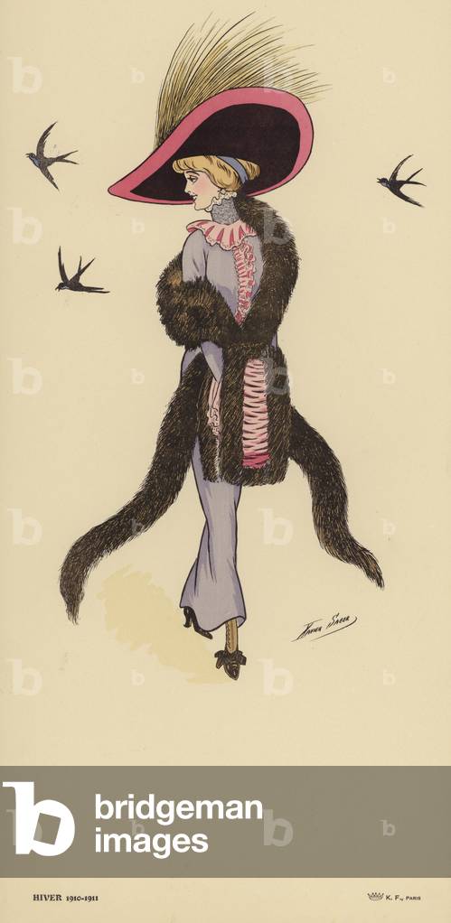 Winter 1910-1911 Moden (Farbe litho)