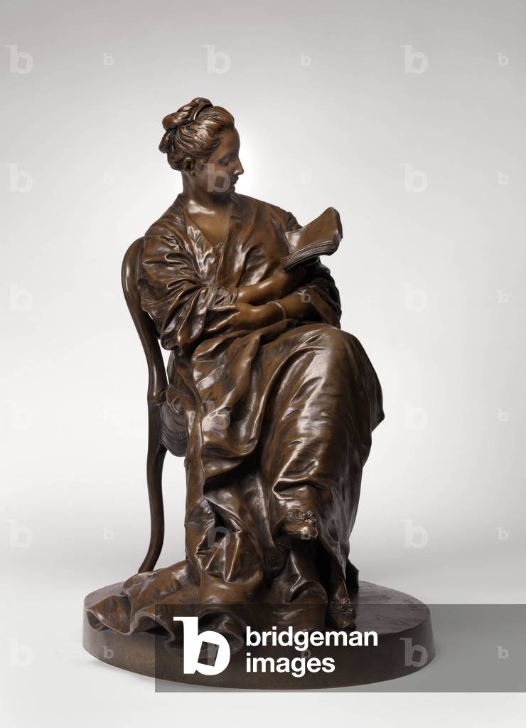 Woman Reading, c.1877 (bronze) (see also 712987)