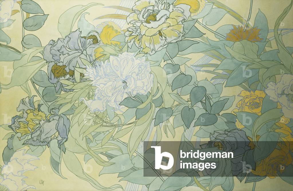 Image of Japanese Flowers; Les Fleurs Japonaise, (pen and