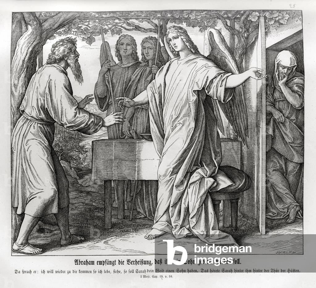 Abraham hears that Sarah will bear a son, Genesis