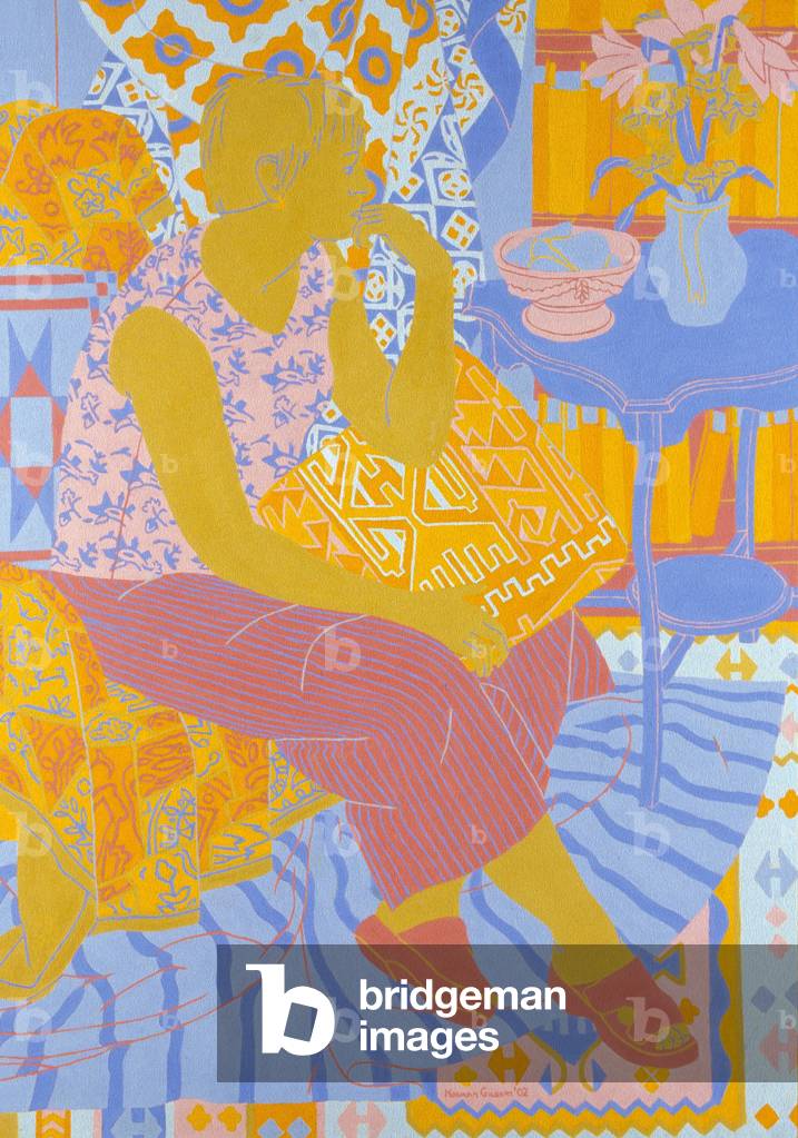 Ragazza con un orecchino, 2002 (olio su tavola)