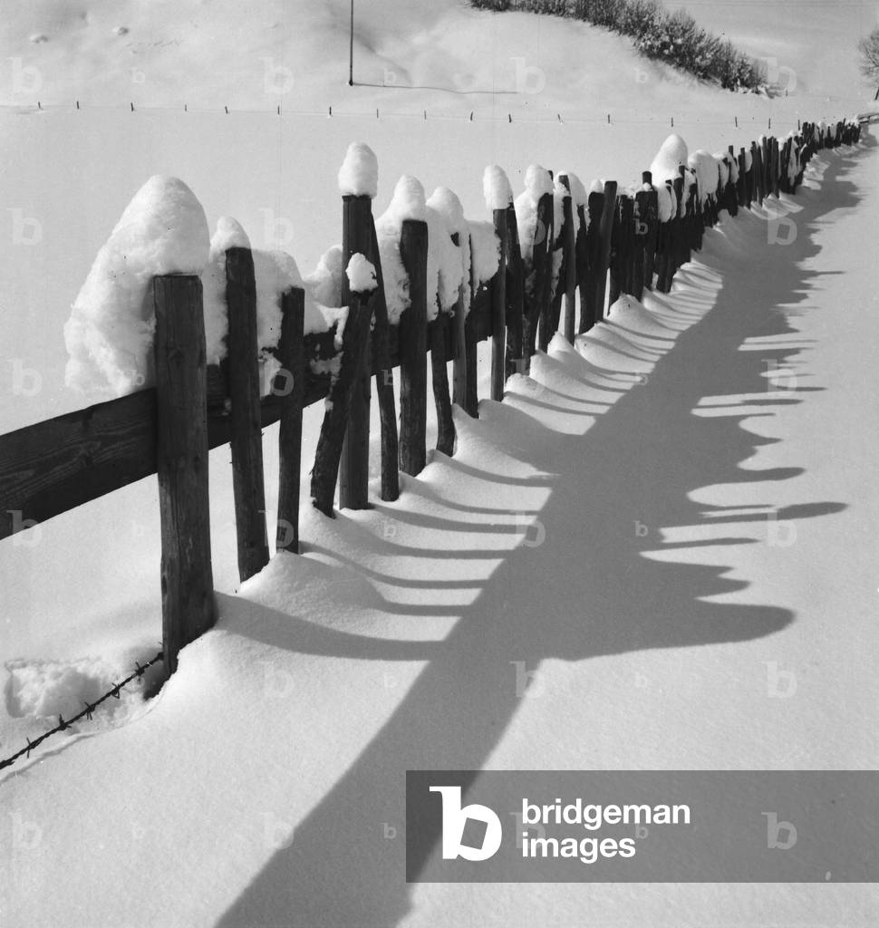 Immagine di Fotografia "Vacanze invernali nella zona di Arlberg", b/w