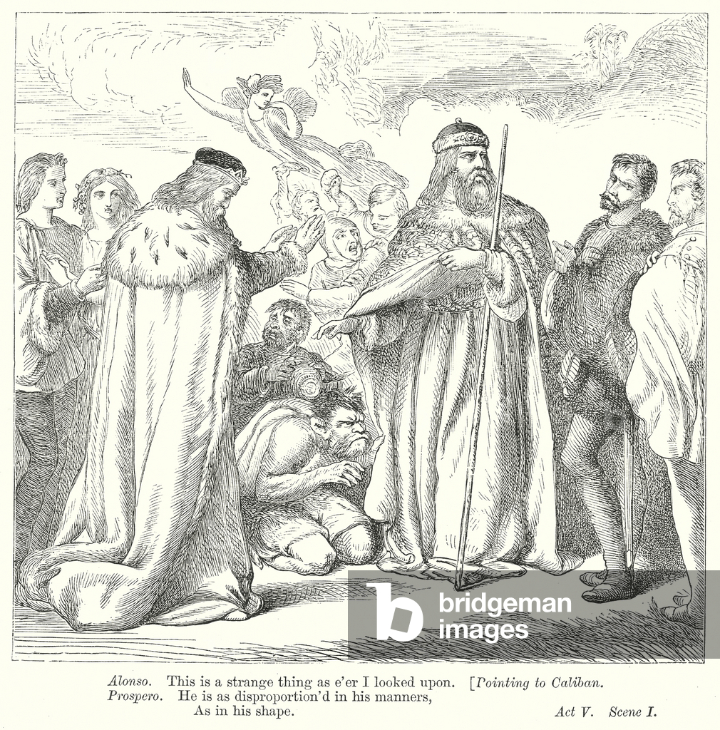 Bild von Gravur "Der Sturm (Kupferstich)" 1801 von Henry Courtney Selous