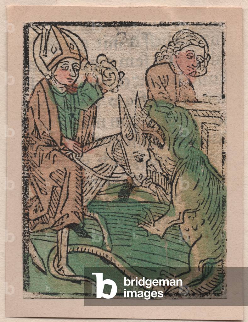 Donatus von Arezzo, 16. Jh. (handcolorierter Druck)