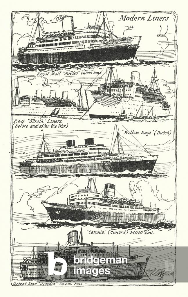 Modern Liners (litho)