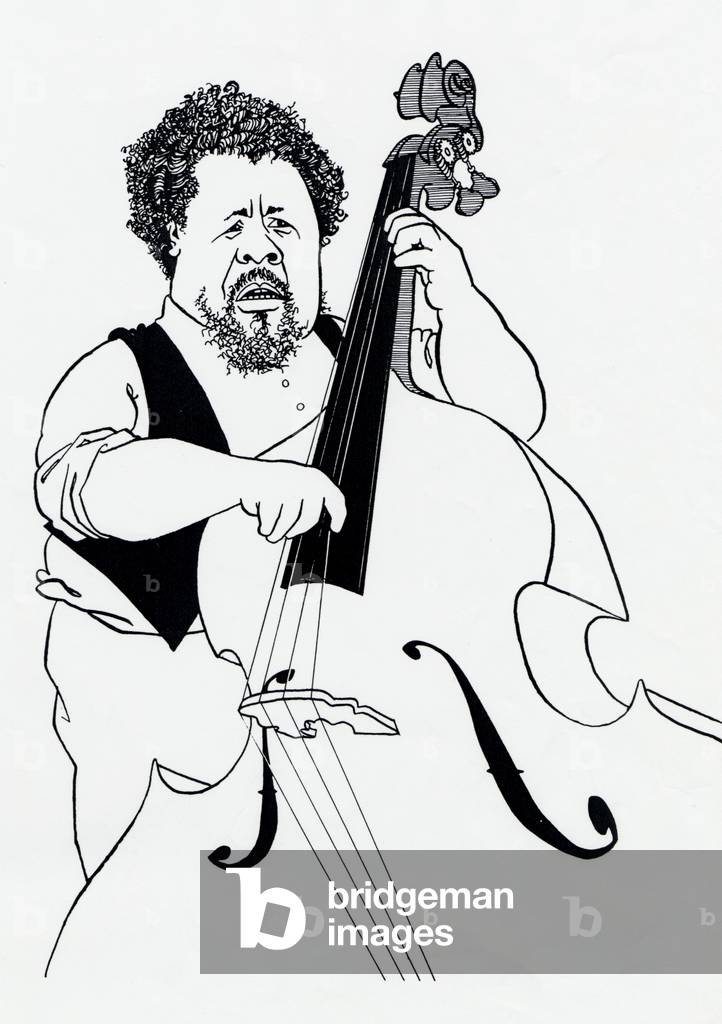 MINGUS, Charles - spielt Bass - von Minnion American Jazz Musician, geb