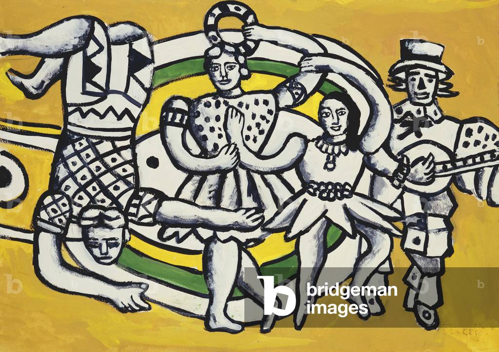 Die kleine Parade, ca. 1953 (Gouache auf Papier)