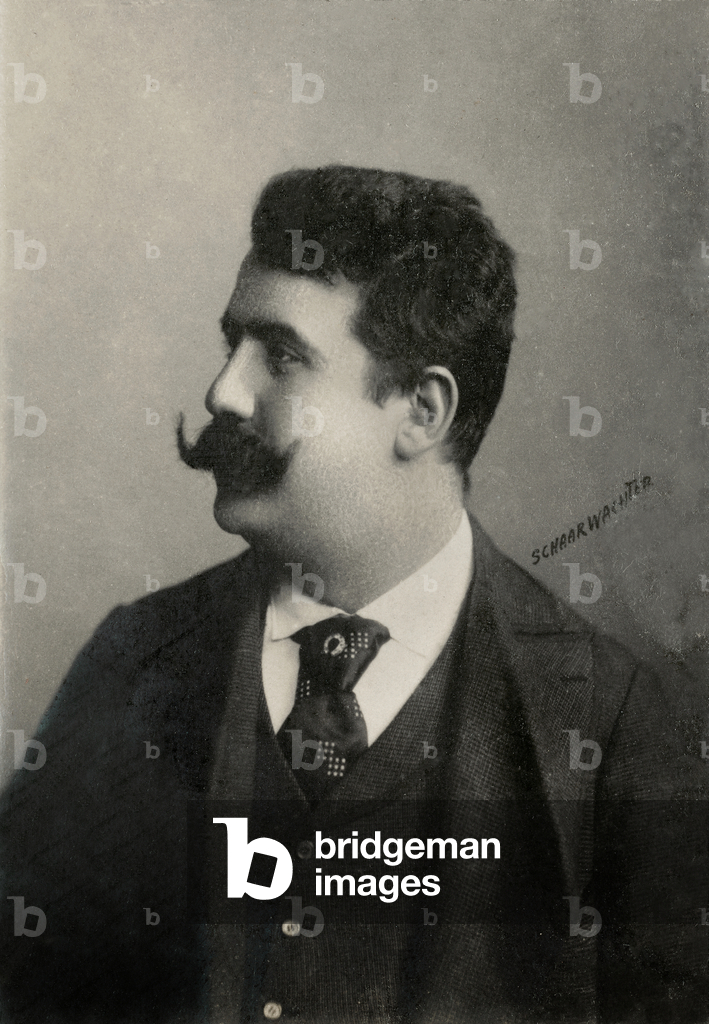 Portrait du compositeur Italien Ruggero Leoncavallo  (photo)