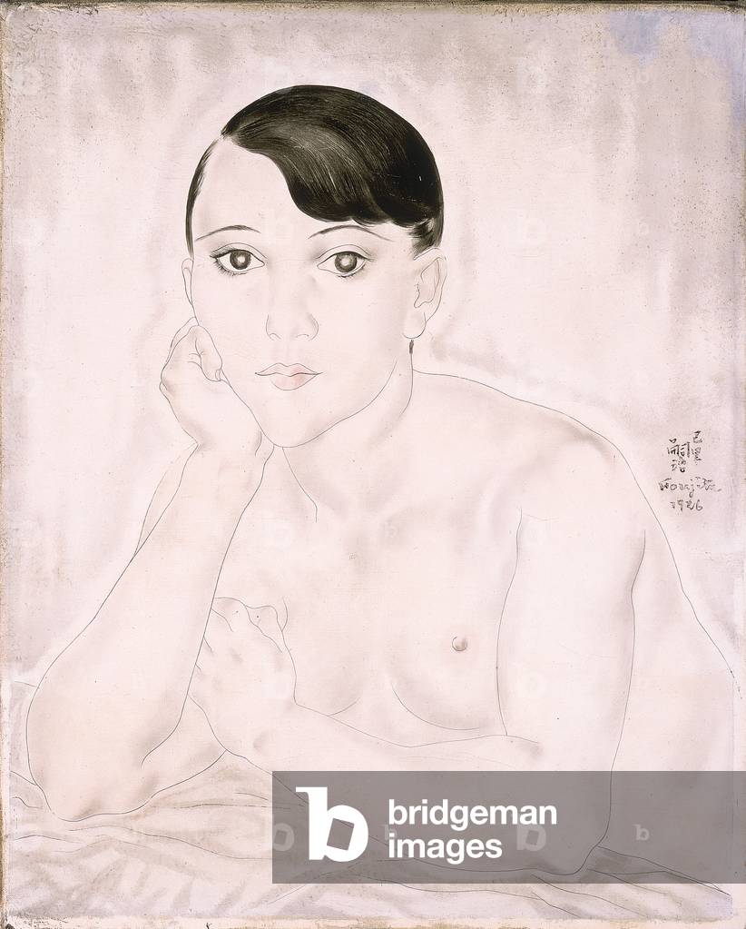 Kiki de Montparnasse, 1926 (olio & inchiostro su tela)