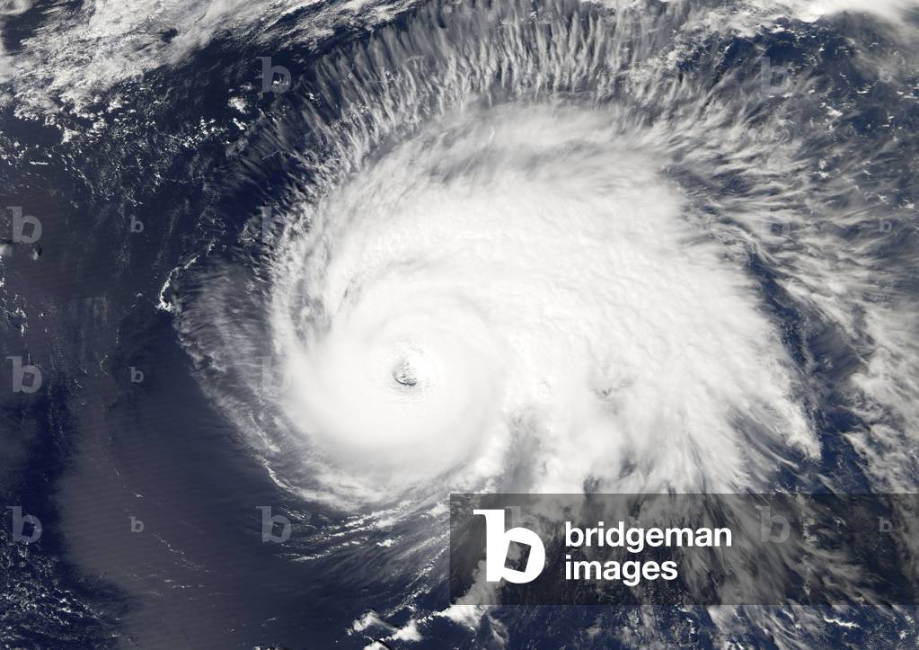 Uragano Gordon, Oceano Atlantico, nel 2006, immagine satellitare a colori reali