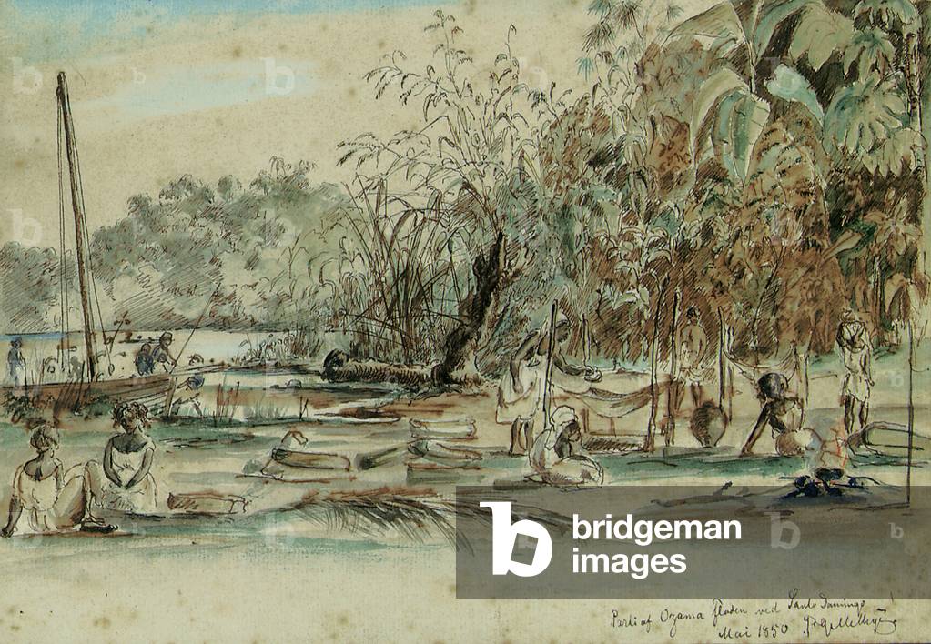 "Santo Domingo", 1850 von Fritz Siegfried Georg Melbye