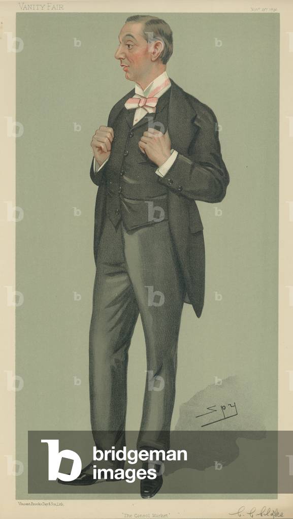 Herr Charles Carlos Clarke (Farblitho)