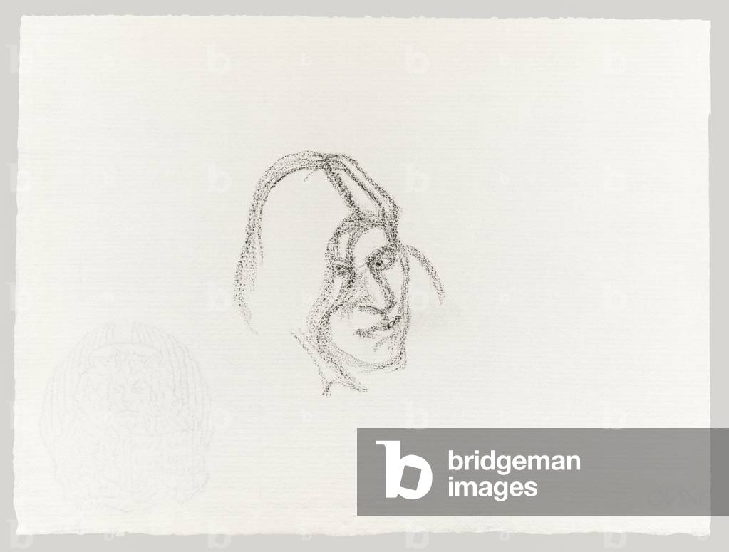 Image of Drawing depicting Bella (1) 1980 by Lucian Freud