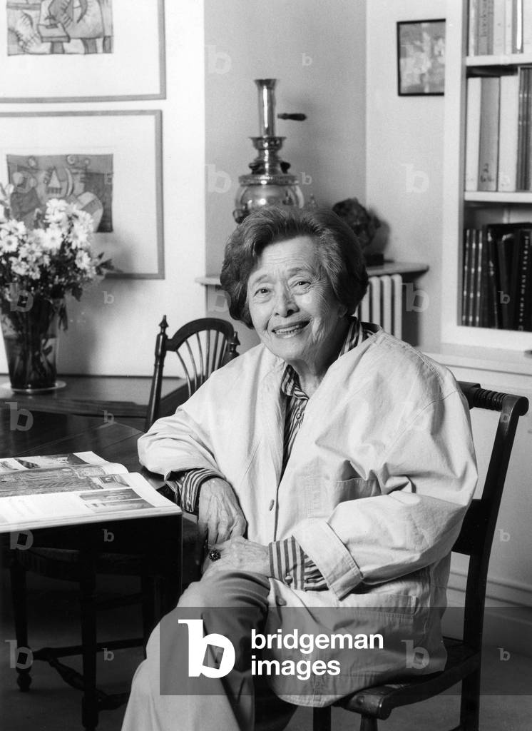 Image de Photographie représentant Nina Berberova par Louis Monier, b/w