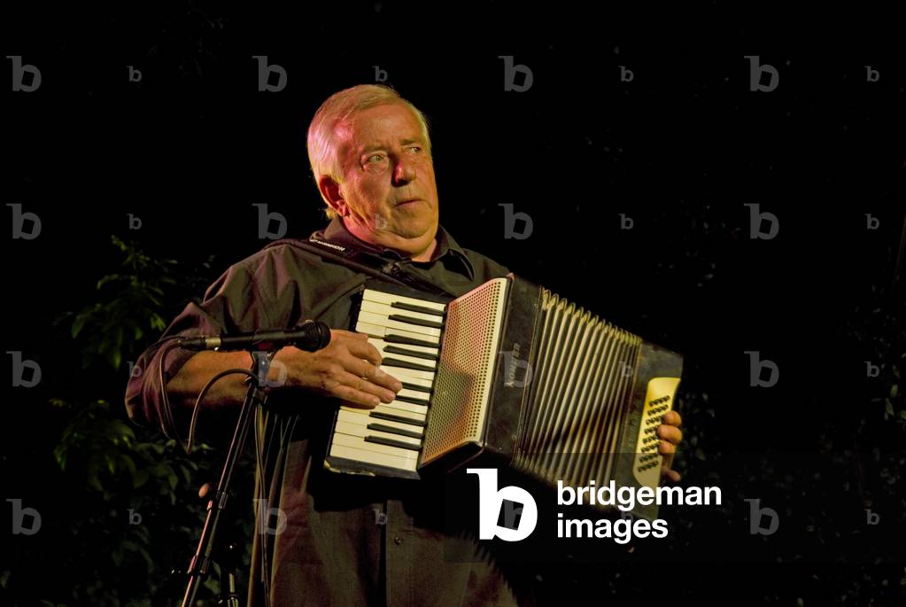 Image of Photography depicting Chromatic keyboard accordion player by Odile Noel
