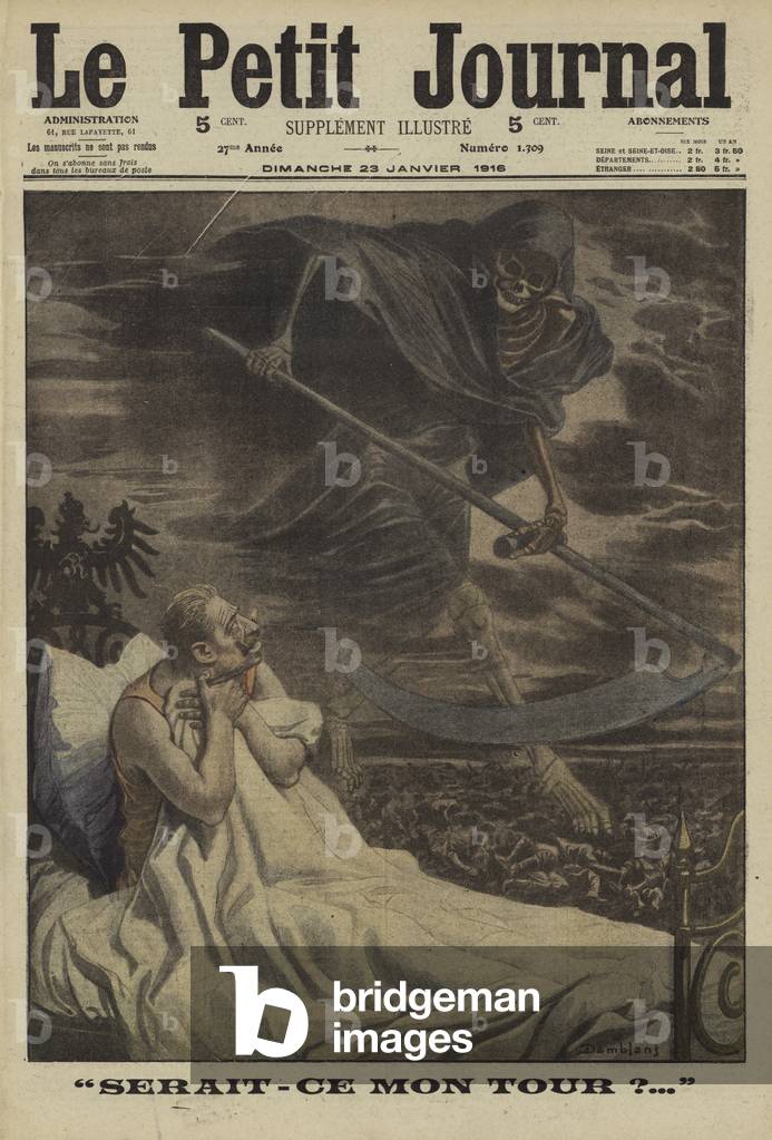 "Il Kaiser Guglielmo II di Germania preoccupava che la morte aggiungesse la sua vita ai sacrifici della Prima 