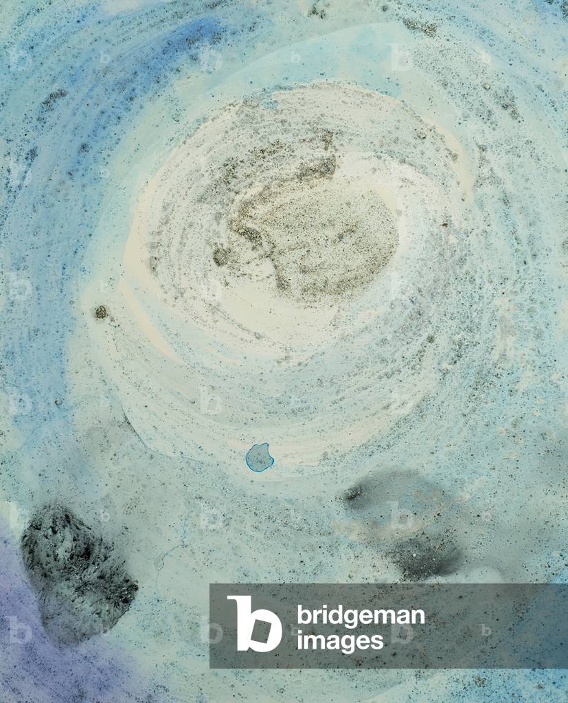 Antartico Ice Painting: A9, 2008 (ghiaccio antartico, acrilico, e tecnica mista su carta)