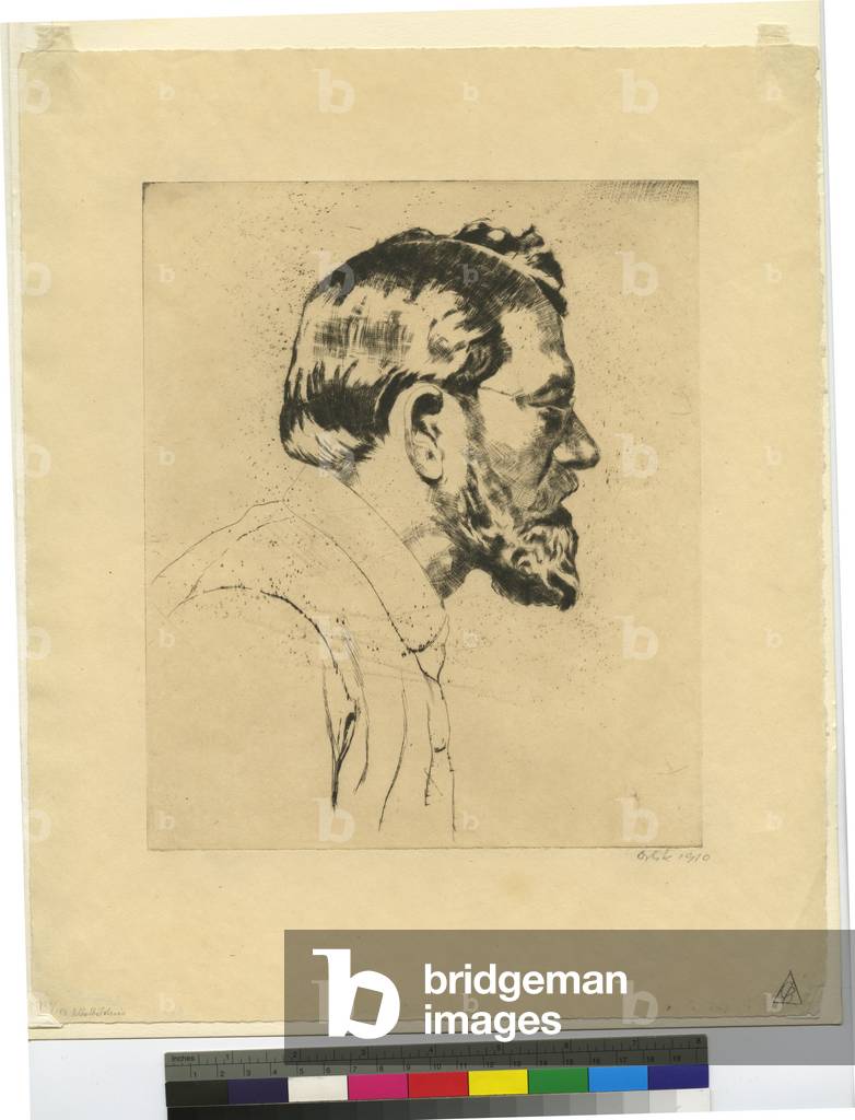 Self-portrait, 1910 (etching)