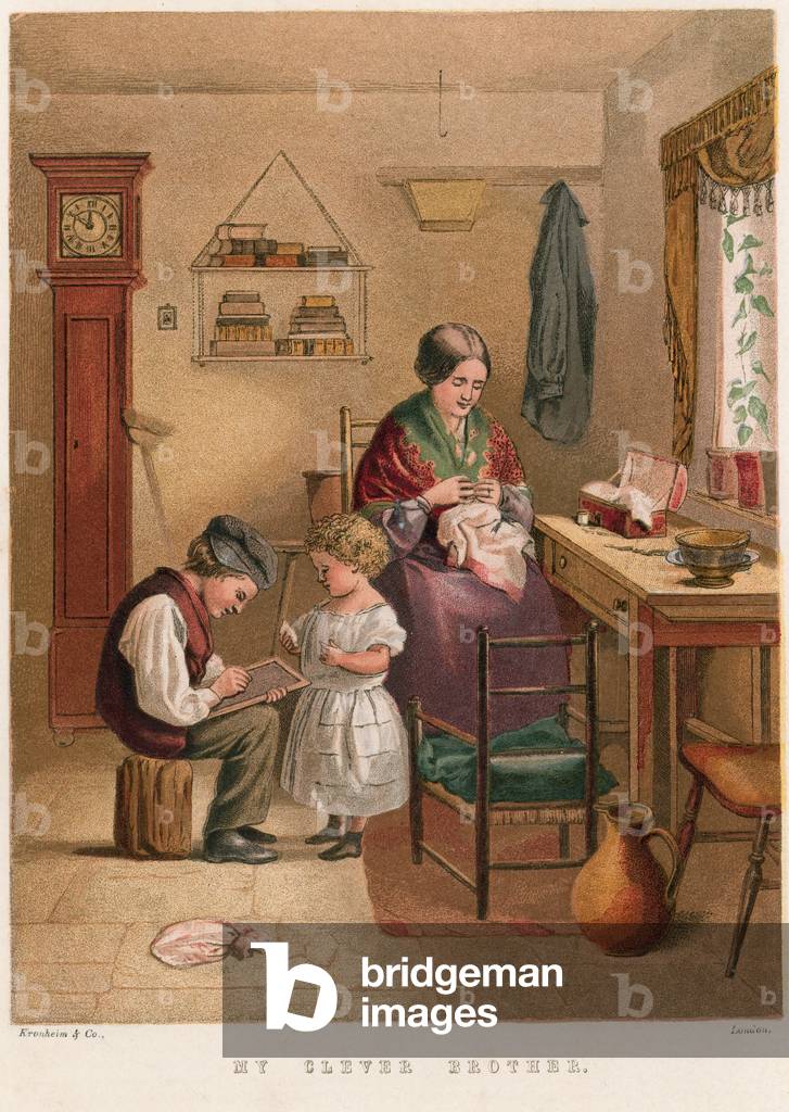 il mio intelligente fratello colore lito