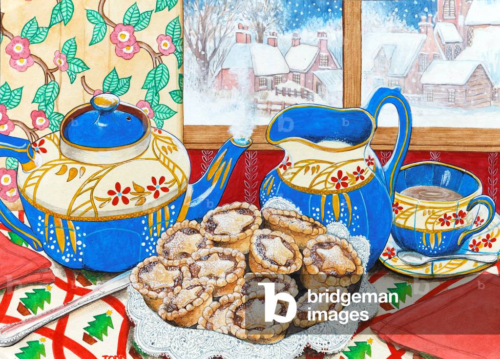 Hackfleisch Kuchen und Tee