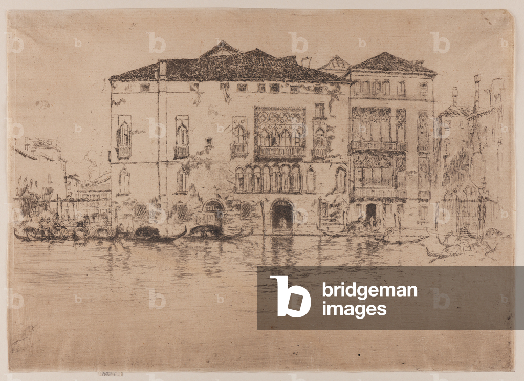 The Palaces,   (Etching and drypoint on paper)