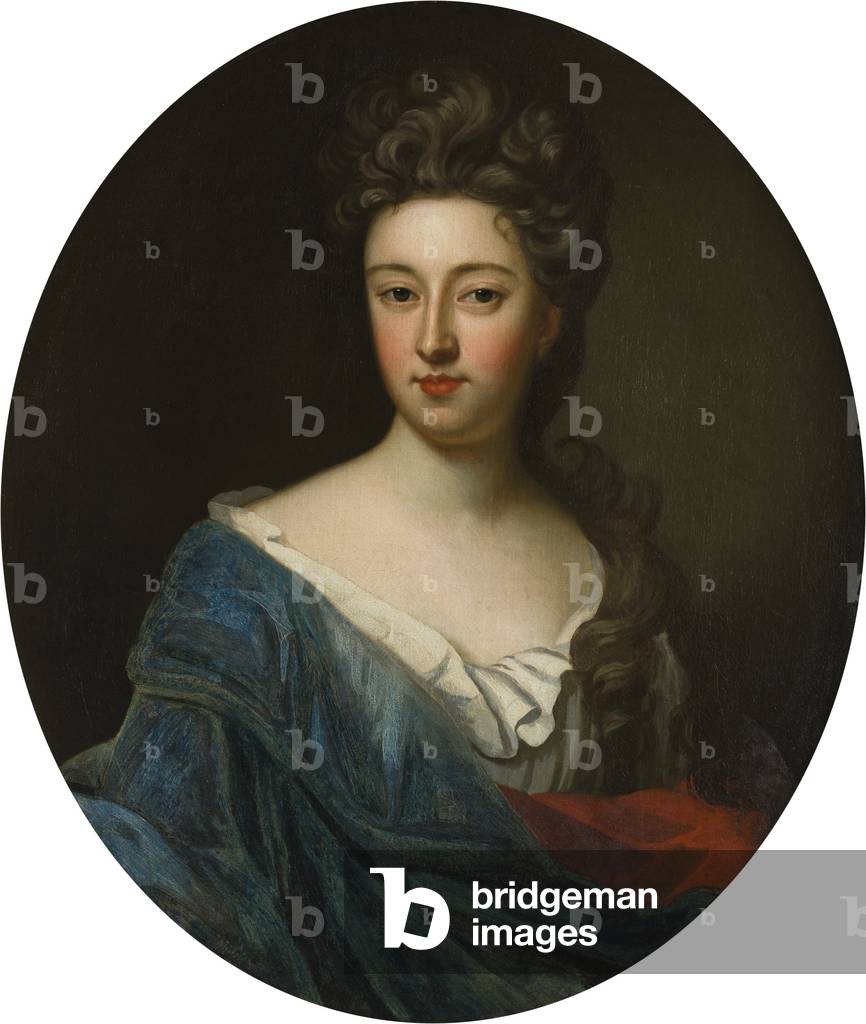Image of Painting depicting Portrait of Lady Diana Fielding (1659-1731) 1680 by Godfrey Kneller