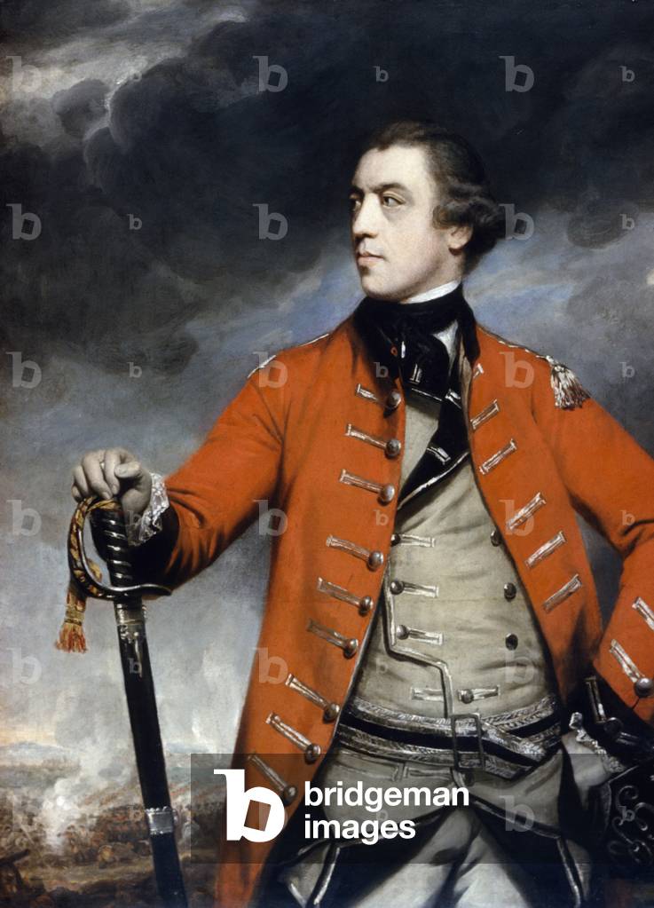 General John Burgoyne, um 1766 (Öl auf Leinwand)