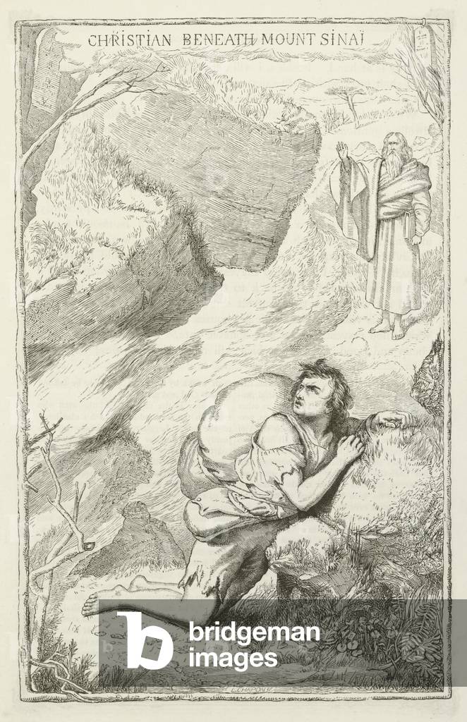 Illustrazione per il progresso del pellegrino di John Bunyan (incisione)