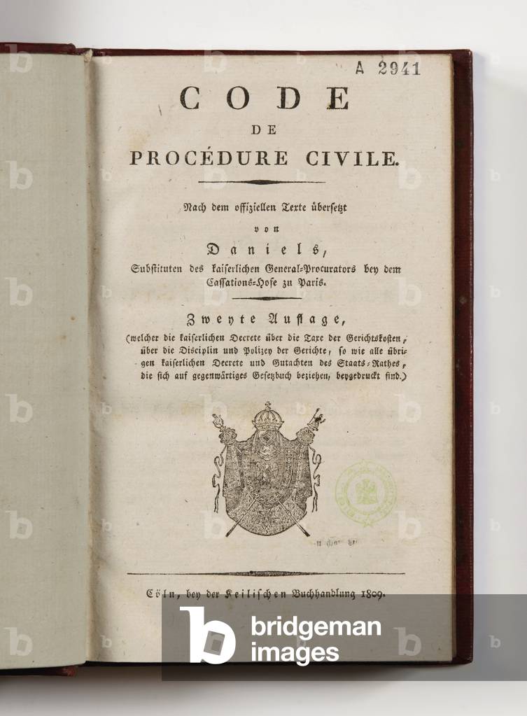 Napoleonic code of civil procedure for the French departements of the