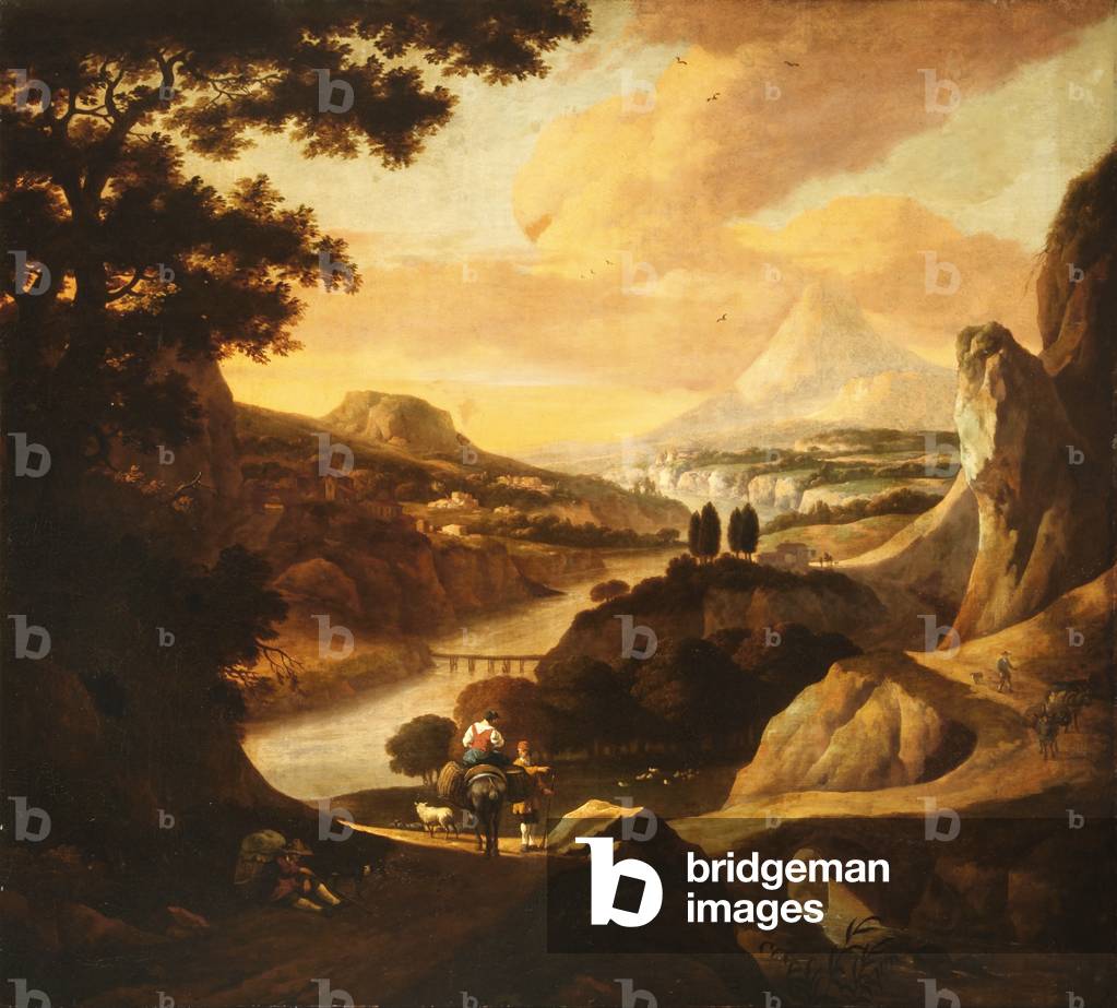 landschaft mit figuren