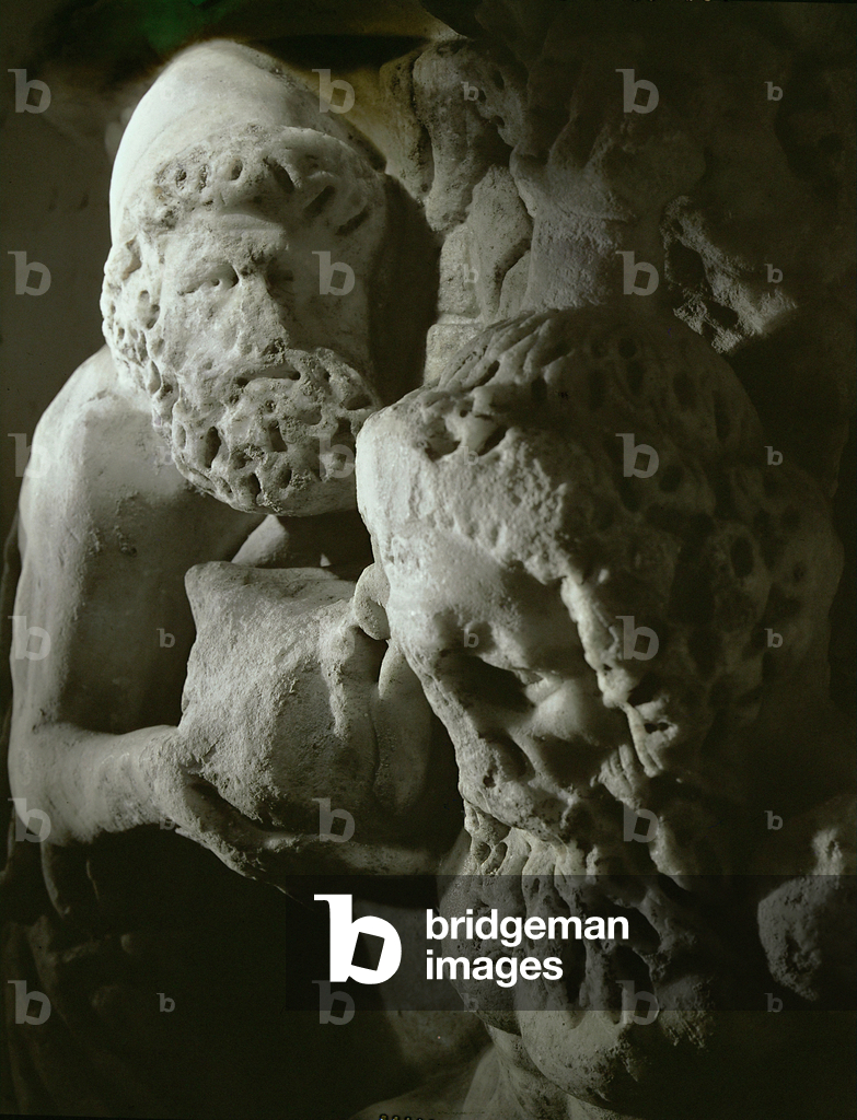 Bild von Skulptur "Odysseus reicht Polyphem den Schlaftrunk" von Erich Lessing