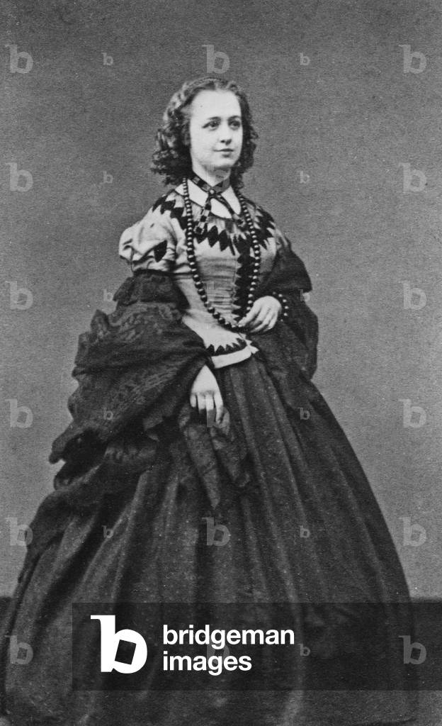 Immagine di Fotografia "Ritratto della comica Adamoli" 1801 di Petit, b/w