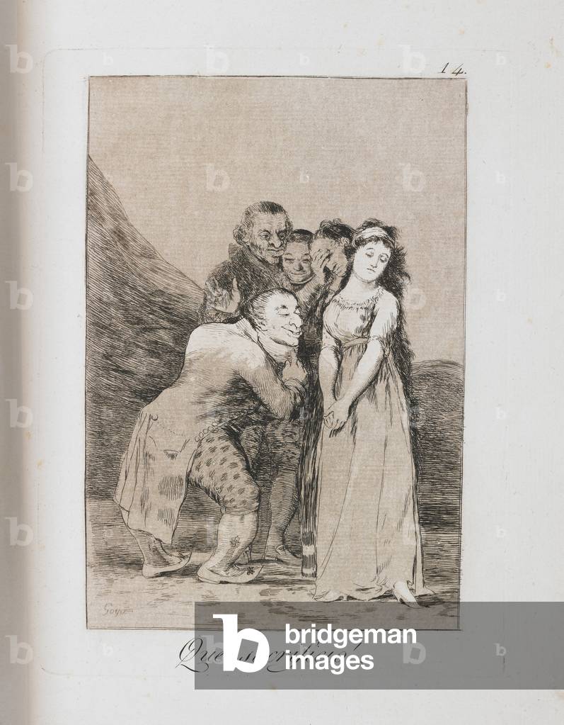 Teller aus Los Caprichos, 1797-1798