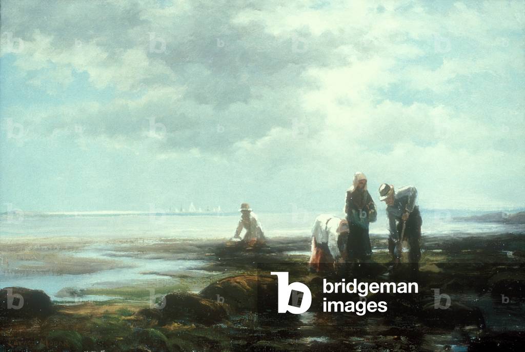 Clam Diggers, c.mid-1880 (olio su tela)