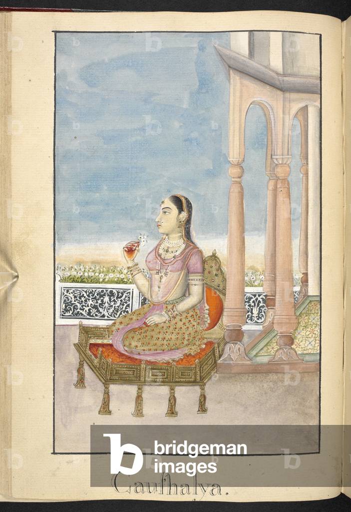 Kausalya, madre di Rama, 1803-1804 (acquerello)